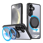 Custodia Kalebol con supporto magnetico MagSafe girevole per Galaxy S26+ e S26
