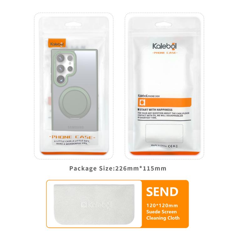 Custodia Kalebol con supporto magnetico MagSafe girevole per Galaxy S26+ e S26