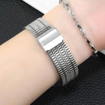 Cinturino per orologio xDfind con fibbia a sette perline in acciaio inossidabile, For Xiaomi Band 10 Pro/9 Pro/Redmi Watch 6/5/4, For Redmi Watch 3 Active / Watch 3 Lite, For Redmi Watch 3
