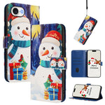 Custodia per telefono in pelle con fibbia e cinturino, serie natalizia., For iPhone 17e / 16e, For iPhone 17 Pro Max, For iPhone 17 Pro, For iPhone 17