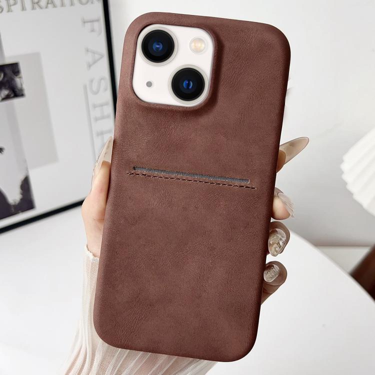 Custodia per telefono con scomparto per carte effetto pelle di pecora, For iPhone 14, For iPhone 14 Pro, For iPhone 14 Pro Max, For iPhone 13 Pro Max
