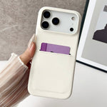 Custodia per telefono con scomparto per carte effetto pelle di pecora, For iPhone 14, For iPhone 14 Pro, For iPhone 14 Pro Max, For iPhone 13 Pro Max