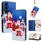 Custodia in pelle con fibbia e cinturino per Samsung Galaxy S24 Ultra, S23 FE