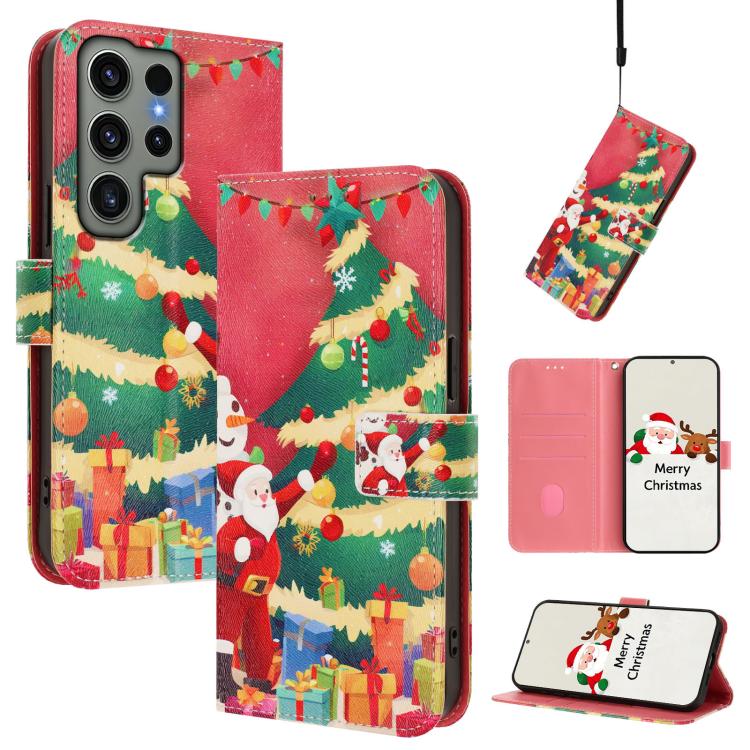 Custodia in pelle con fibbia e cinturino per Samsung Galaxy S24 Ultra, S23 FE