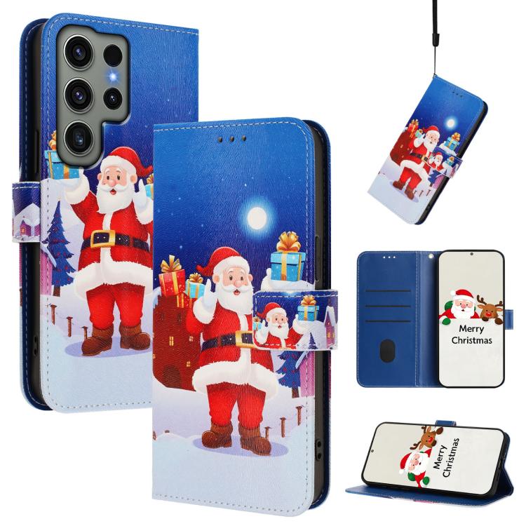 Custodia in pelle con fibbia e cinturino per Samsung Galaxy S24 Ultra, S23 FE