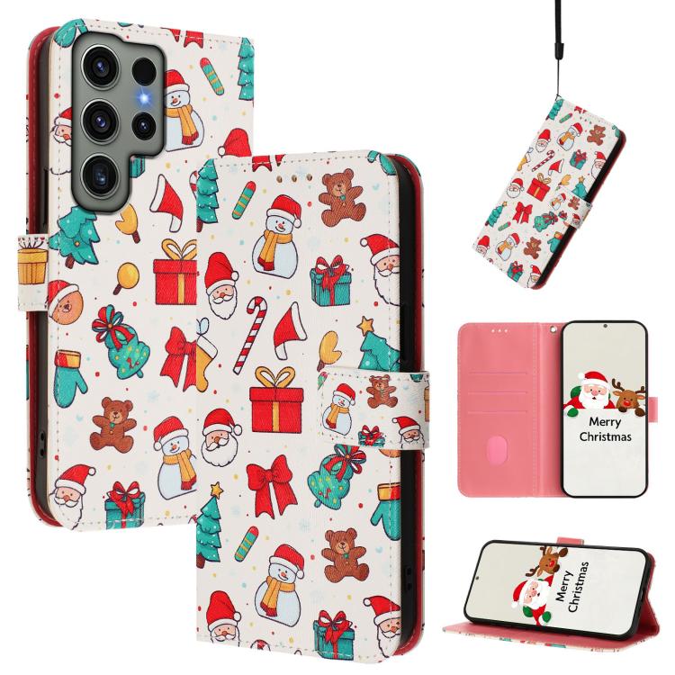 Custodia in pelle con fibbia e cinturino per Samsung Galaxy S24 Ultra, S23 FE