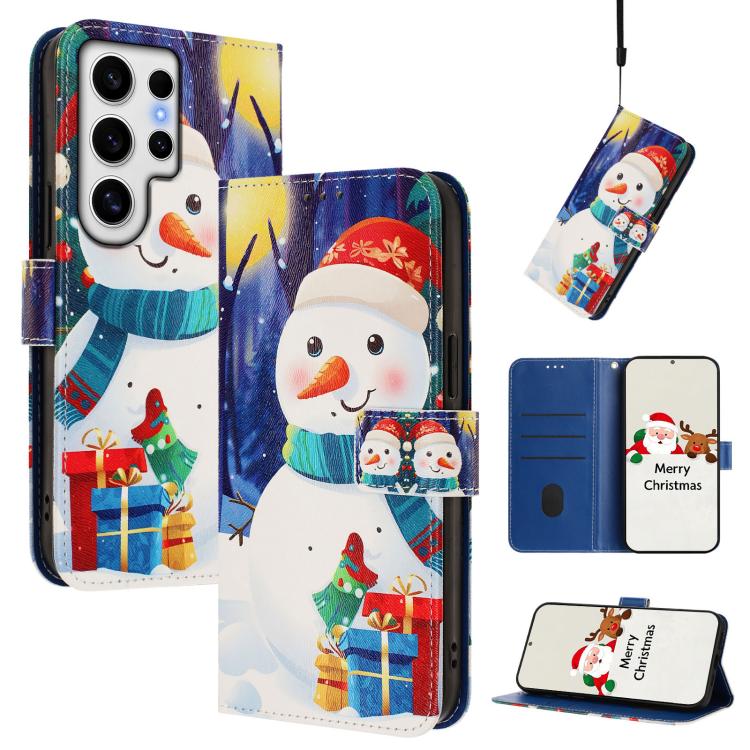 Custodia in pelle con fibbia e cinturino per Samsung Galaxy S24 Ultra, S23 FE