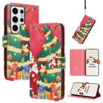 Custodia in pelle con fibbia e cinturino per Samsung Galaxy S24 Ultra, S23 FE