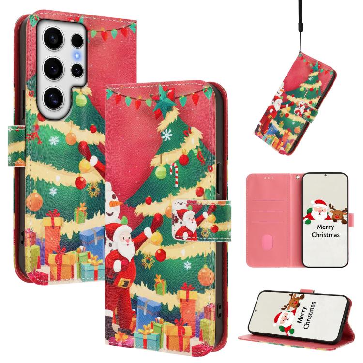 Custodia in pelle con fibbia e cinturino per Samsung Galaxy S24 Ultra, S23 FE