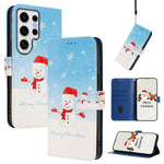 Custodia in pelle con fibbia e cinturino per Samsung Galaxy S24 Ultra, S23 FE