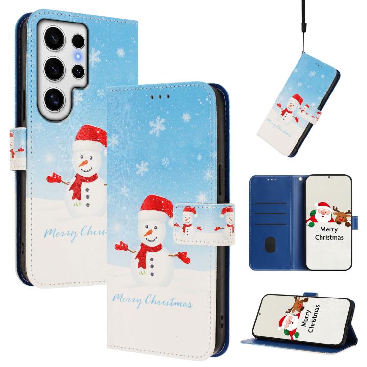 Custodia in pelle con fibbia e cinturino per Samsung Galaxy S24 Ultra, S23 FE