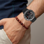 Cinturino per orologio xDfind in silicone nero tinta unita con fibbia, For Amazfit T-Rex 3