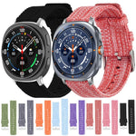 Cinturino per orologio xDfind in tela di nylon, For Samsung Galaxy Watch Ultra / Ultra 2025, For Samsung Galaxy Watch8 / 8 Classic, For Samsung Galaxy Watch 7 / 6 / 5 / FE