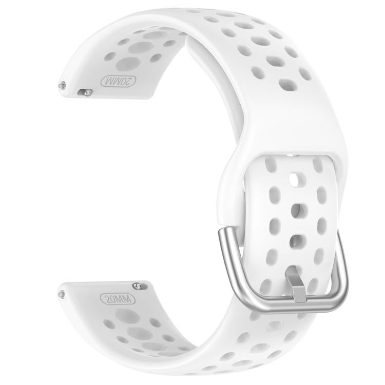 Cinturino per orologio sportivo in silicone con fibbia argentata xDfind, For Samsung Galaxy Watch 7 / 6 / 5 / FE