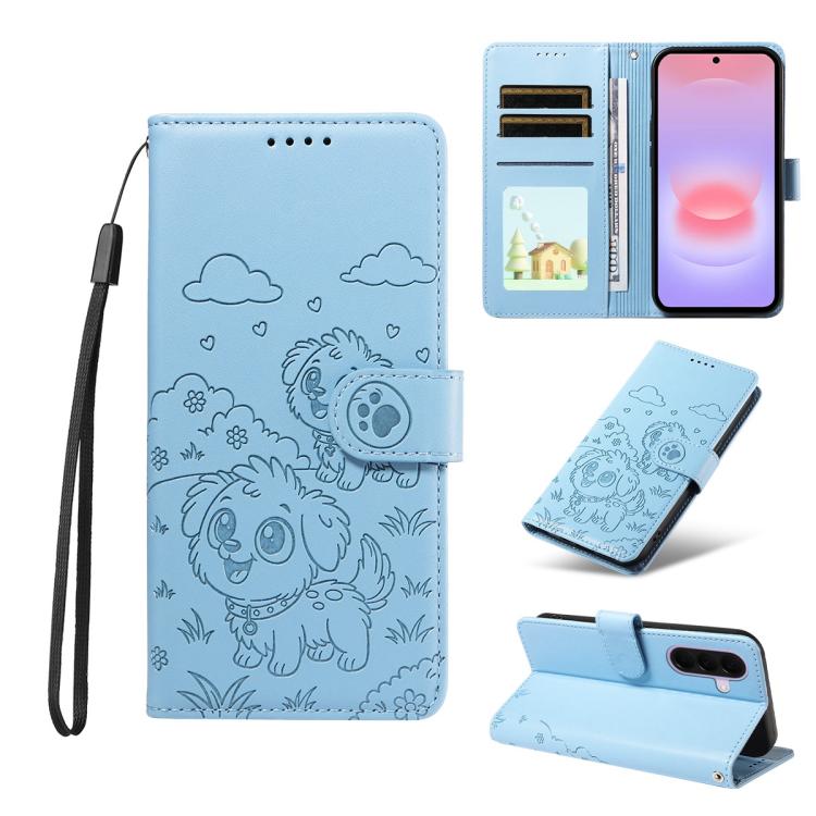 Portafoglio in pelle con protezione RFID e ciondolo a cuore per Galaxy A57 A37