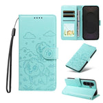 Portafoglio in pelle con protezione RFID per Galaxy S24 / S25, S24+ / S25+, S25