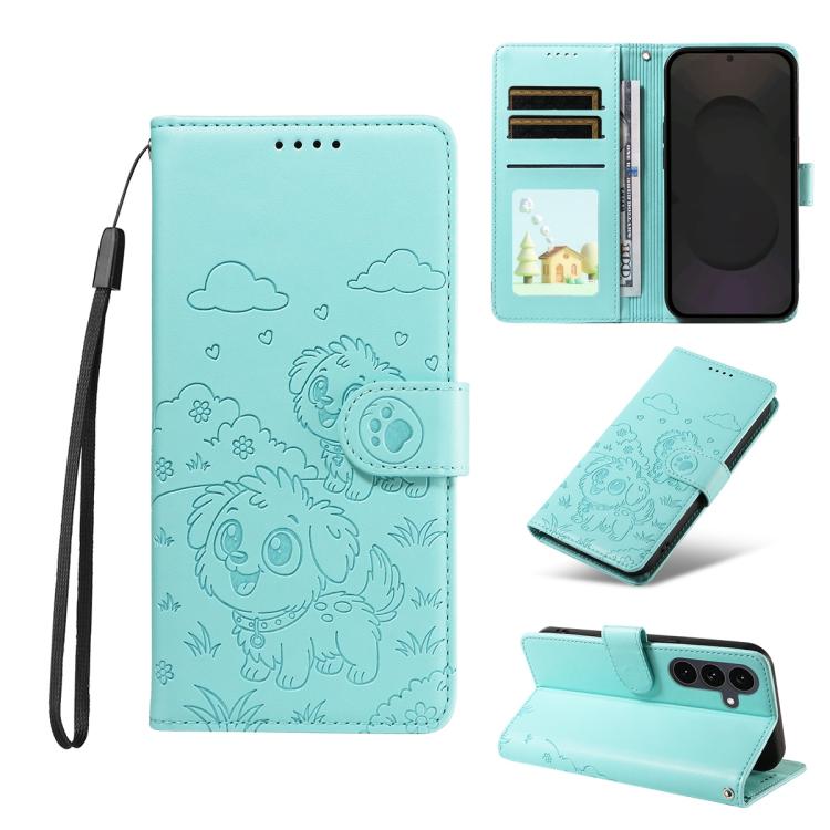 Portafoglio in pelle con protezione RFID per Galaxy S24 / S25, S24+ / S25+, S25