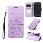 Portafoglio in pelle con protezione RFID per Galaxy S24 / S25, S24+ / S25+, S25