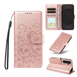 Portafoglio in pelle con protezione RFID per Galaxy S24 / S25, S24+ / S25+, S25