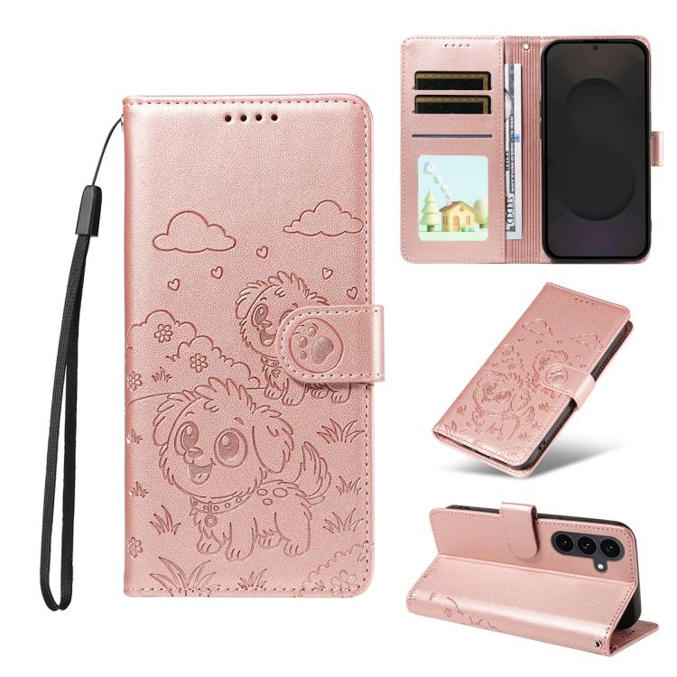 Portafoglio in pelle con protezione RFID per Galaxy S24 / S25, S24+ / S25+, S25