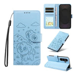 Portafoglio in pelle con protezione RFID per Galaxy S24 / S25, S24+ / S25+, S25