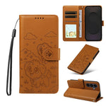 Portafoglio in pelle con protezione RFID per Galaxy S24 / S25, S24+ / S25+, S25
