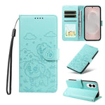 Portafoglio in pelle con protezione RFID per Galaxy S24 / S25, S24+ / S25+, S25