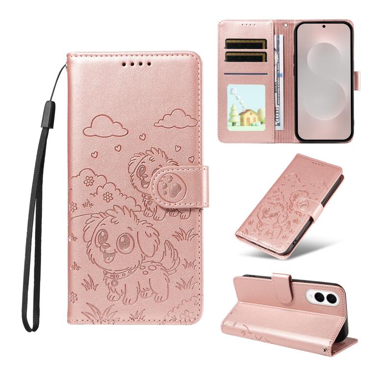 Portafoglio in pelle con protezione RFID per Galaxy S24 / S25, S24+ / S25+, S25