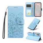 Portafoglio in pelle con protezione RFID per Galaxy S24 / S25, S24+ / S25+, S25