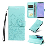 Portafoglio in pelle con protezione RFID per Galaxy S24 / S25, S24+ / S25+, S25
