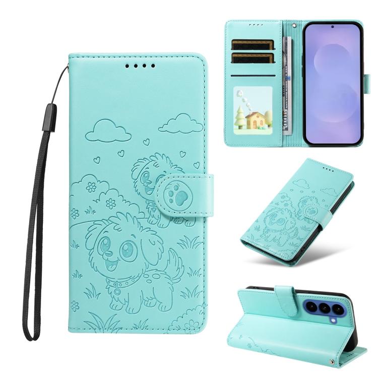 Portafoglio in pelle con protezione RFID per Galaxy S24 / S25, S24+ / S25+, S25