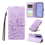 Portafoglio in pelle con protezione RFID per Galaxy S24 / S25, S24+ / S25+, S25