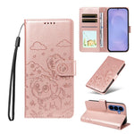 Portafoglio in pelle con protezione RFID per Galaxy S24 / S25, S24+ / S25+, S25