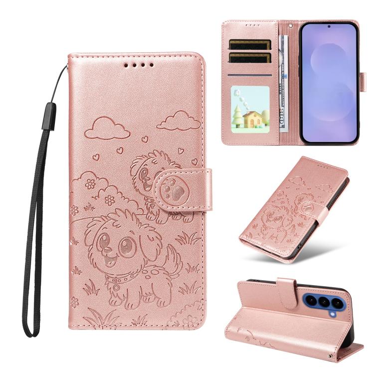 Portafoglio in pelle con protezione RFID per Galaxy S24 / S25, S24+ / S25+, S25