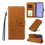 Portafoglio in pelle con protezione RFID per Galaxy S24 / S25, S24+ / S25+, S25