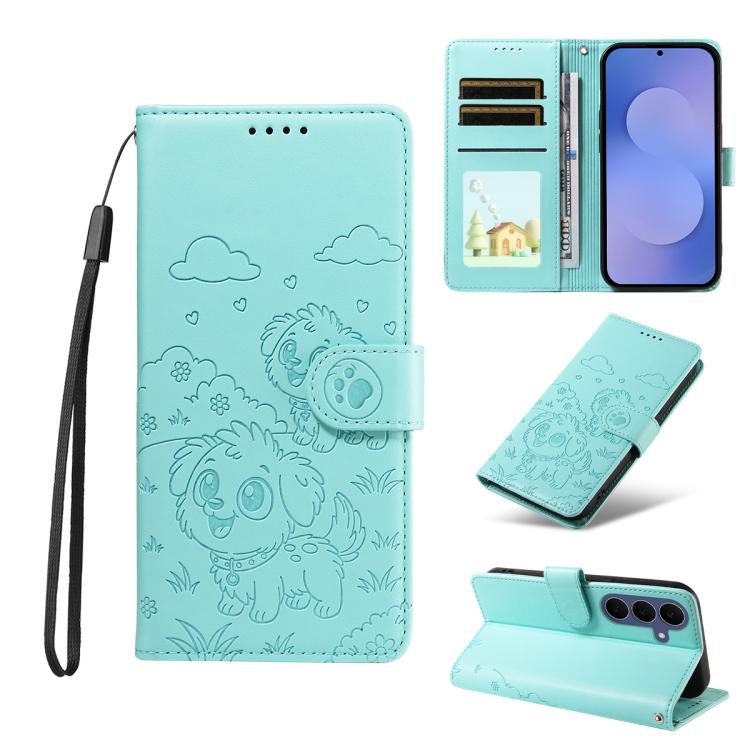Portafoglio in pelle con protezione RFID per Galaxy S24 / S25, S24+ / S25+, S25