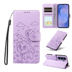Portafoglio in pelle con protezione RFID per Galaxy S24 / S25, S24+ / S25+, S25