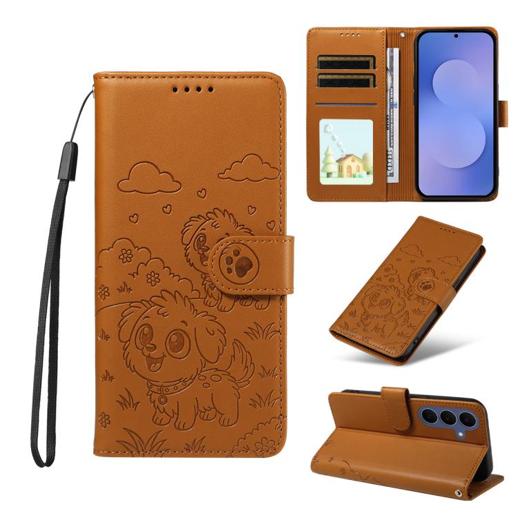 Portafoglio in pelle con protezione RFID per Galaxy S24 / S25, S24+ / S25+, S25