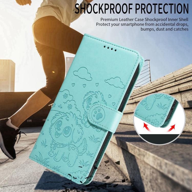 Portafoglio in pelle con protezione RFID e ciondolo a cuore per Galaxy S26 FE