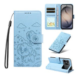 Portafoglio in pelle con protezione RFID e ciondolo a cuore per Galaxy S26 FE