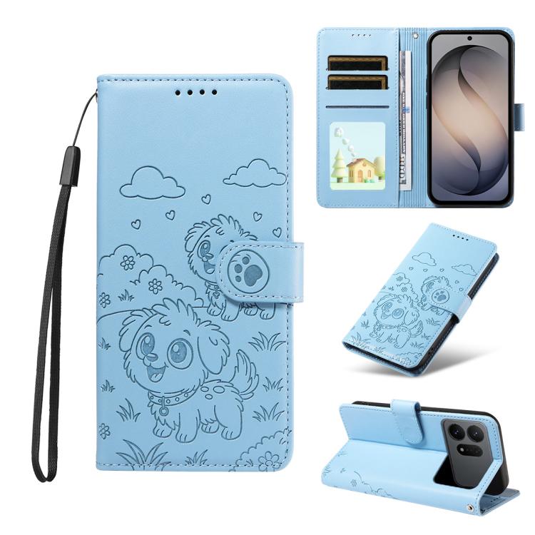 Portafoglio in pelle con protezione RFID e ciondolo a cuore per Galaxy S26 FE