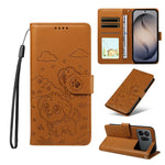 Portafoglio in pelle con protezione RFID e ciondolo a cuore per Galaxy S26 FE