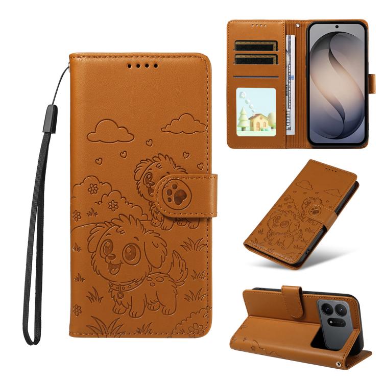 Portafoglio in pelle con protezione RFID e ciondolo a cuore per Galaxy S26 FE