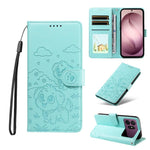 Portafoglio in pelle con protezione RFID e ciondolo a cuore per Galaxy S26 FE