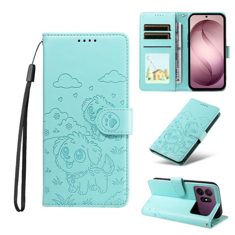Portafoglio in pelle con protezione RFID e ciondolo a cuore per Galaxy S26 FE