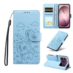 Portafoglio in pelle con protezione RFID e ciondolo a cuore per Galaxy S26 FE