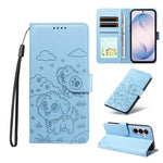 Portafoglio in pelle con protezione RFID e ciondolo a cuore per Galaxy S26 FE