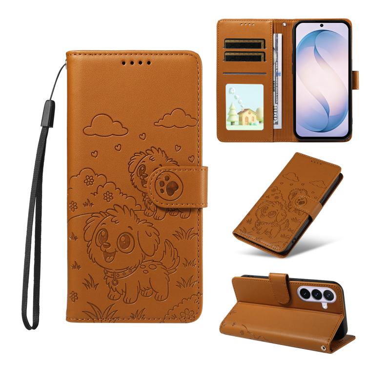 Portafoglio in pelle con protezione RFID e ciondolo a cuore per Galaxy S26 FE