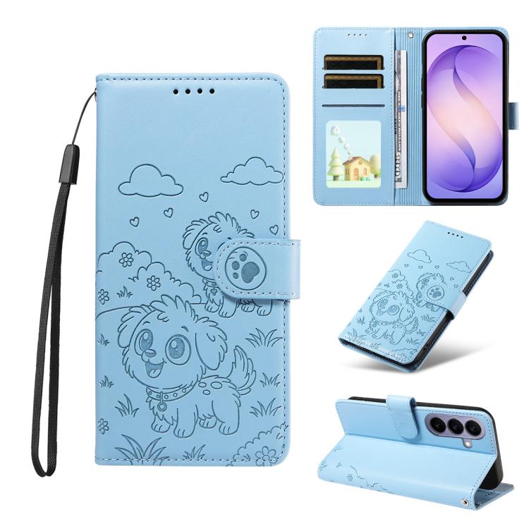 Portafoglio in pelle con protezione RFID e ciondolo a cuore per Galaxy S26 FE