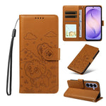 Portafoglio in pelle con protezione RFID e ciondolo a cuore per Galaxy S26 FE